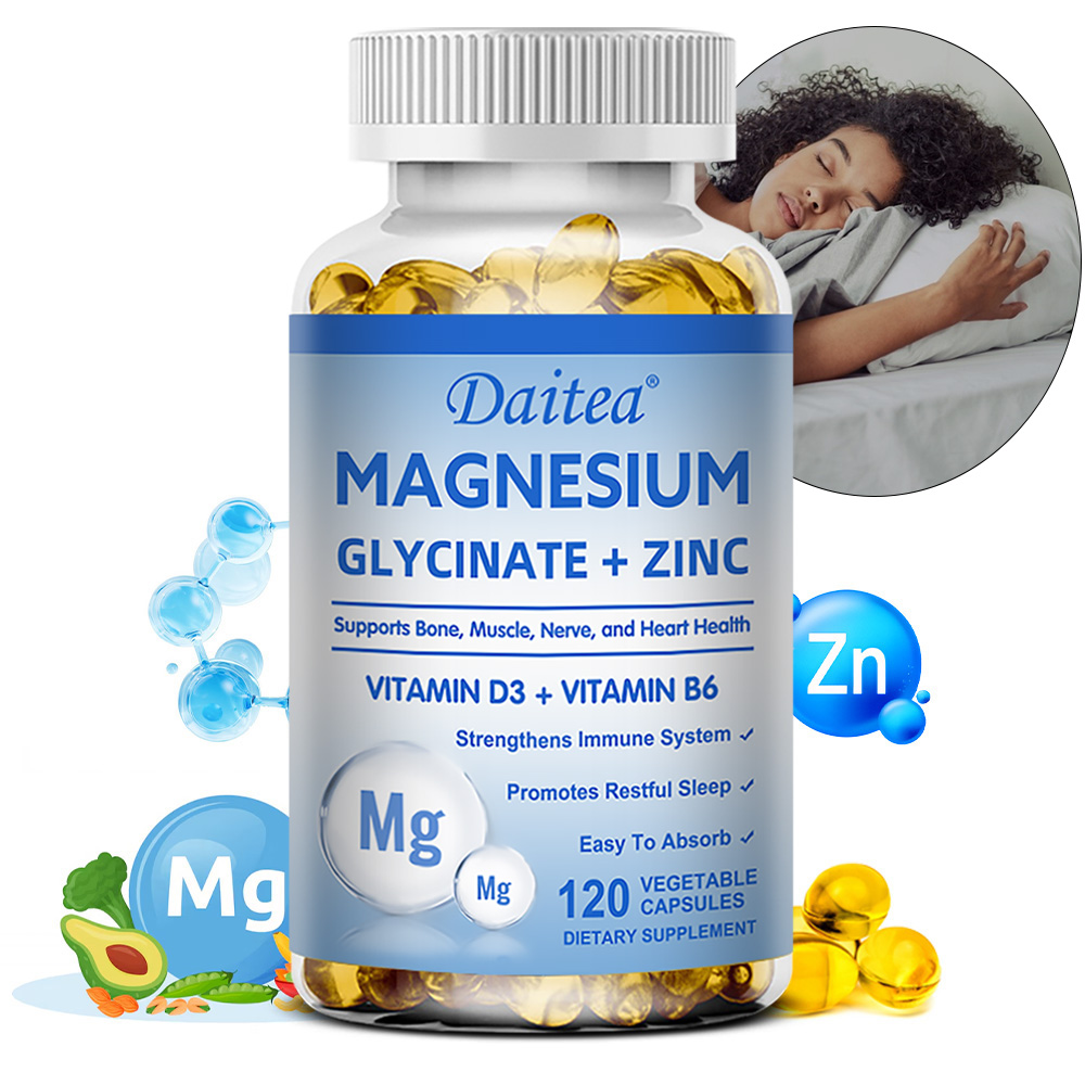 Magnesium Glycinate Capsule - 마그네슘 글리시네이트 + 아연 - 수면의