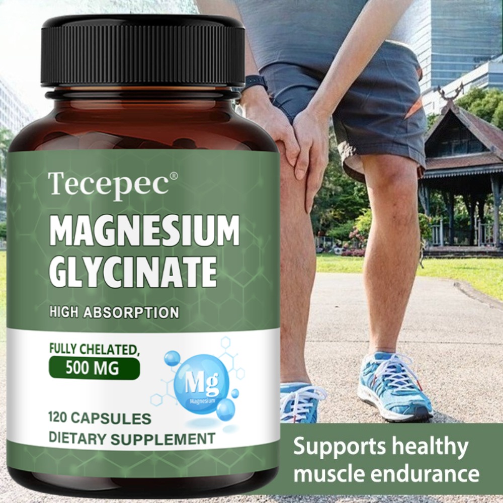 Magnesium Glycinate Capsule - 마그네슘 글리시네이트 보충제, 깊은 수면 및