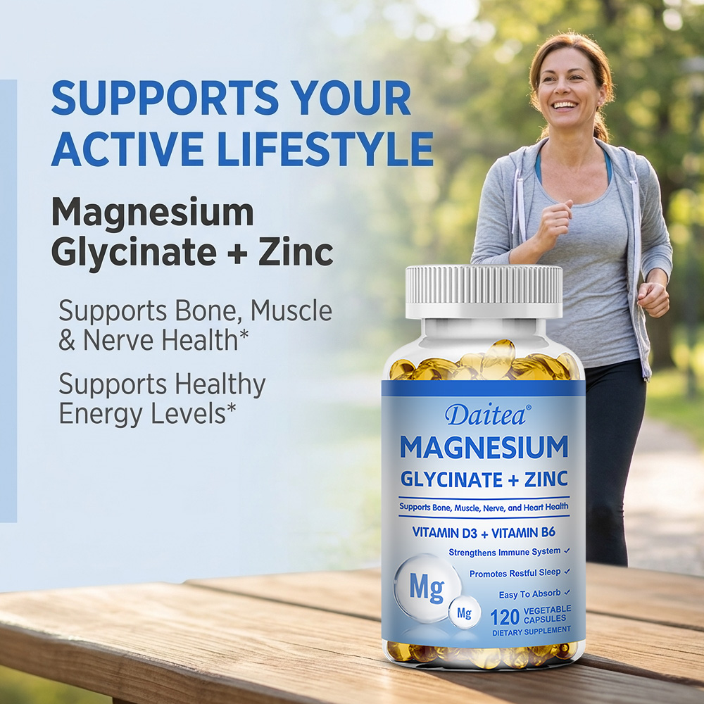 마그네슘 글리시네이트 + 아연 - 수면의 질 개선, 심 - Magnesium Glycinate Capsule 리뷰 및 가격