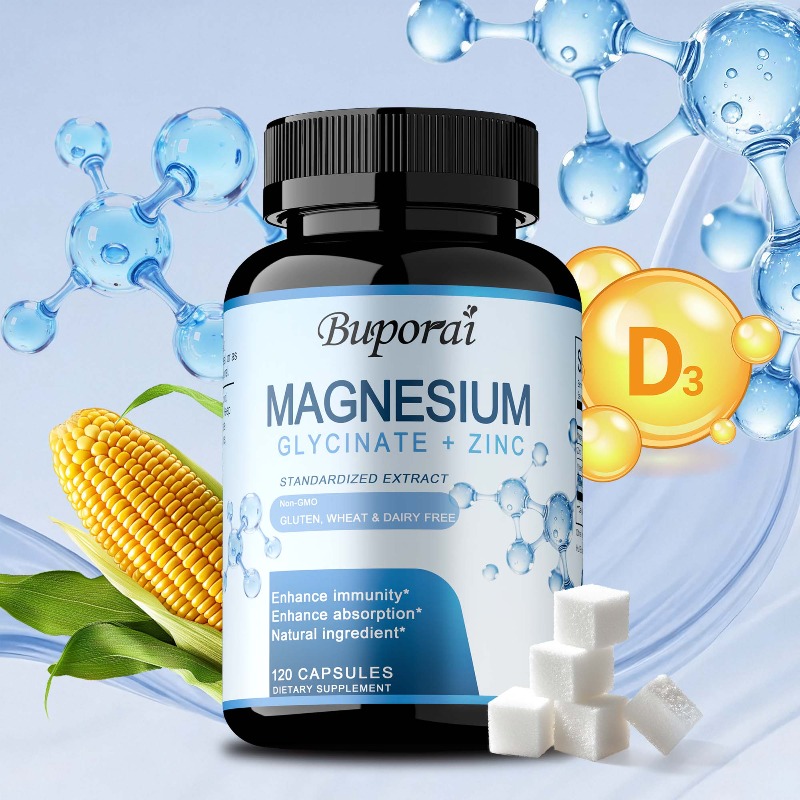 마그네슘 글리시네이트 & 아연 건강 보조 식품 - 뇌와 - Magnesium Glycinate Capsule 리뷰 및 가격