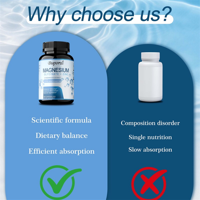 마그네슘 글리시네이트 & 아연 건강 보조 식품 - 뇌와 - Magnesium Glycinate Capsule 리뷰 및 가격