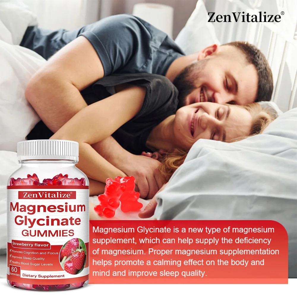 마그네슘 글리시네이트 구미 - 수면에 도움, 다리 경련 - Magnesium Glycinate Capsule 리뷰 및 가격