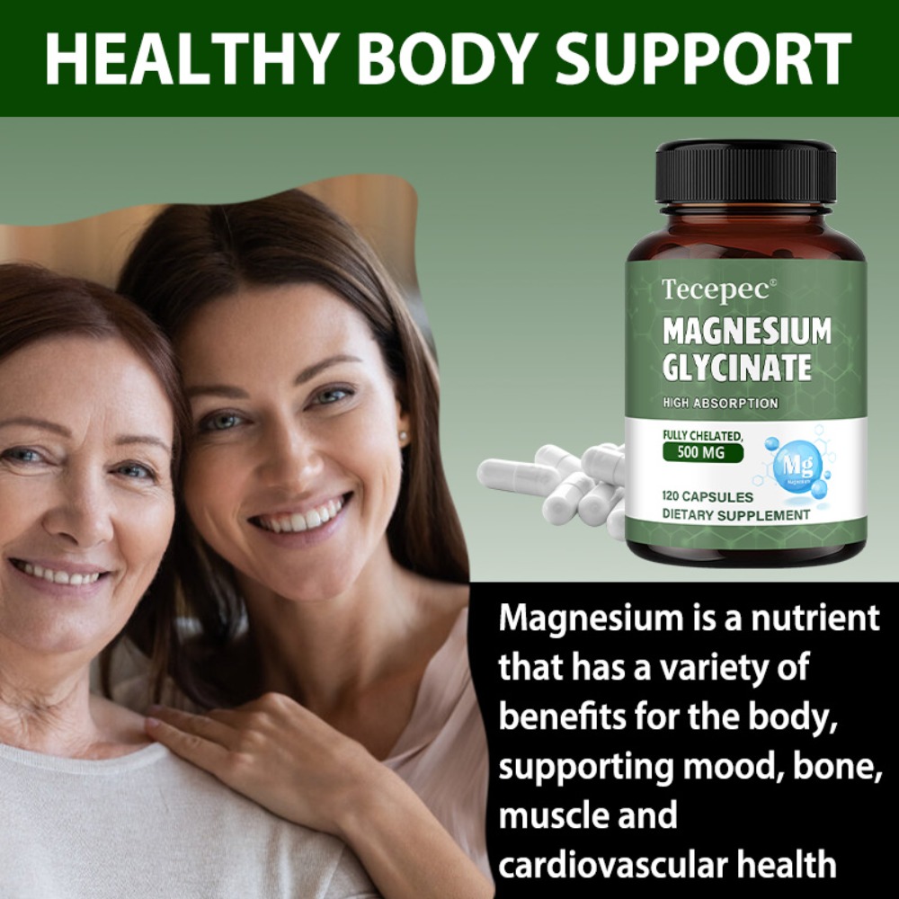 마그네슘 글리시네이트 보충제, 깊은 수면 및 스트레스  - Magnesium Glycinate Capsule 리뷰 및 가격